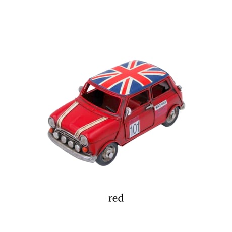 INTERIOR CAR / mini / YELLOW , RED / オブジェ ブリキカー