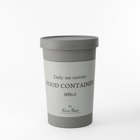 CANISTER 02 / セット / アイスクリームカップを連想させるエコなキャニスター / IVORY , GRAY