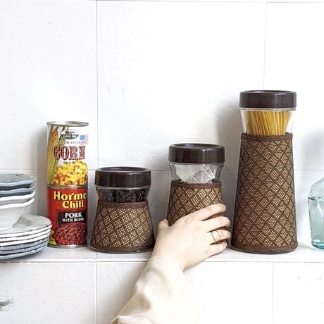kitchen CONTAINERS  / Salt & Pepper Set / Canister Lサイズ / パスタジャー / キッチン雑貨 / 収納ジャー