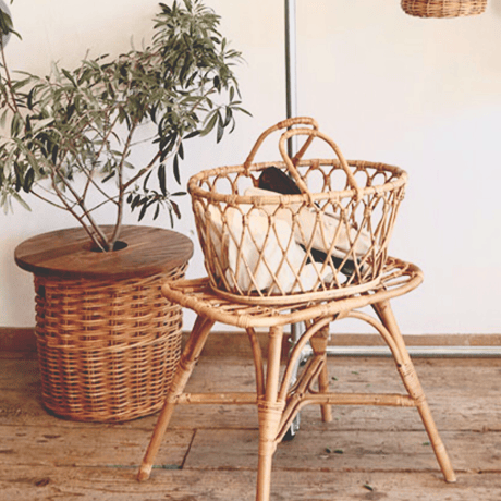 RATTAN OVAL BASKET / オーバルバスケット / ラタン / サイズ w430×d310×h210mm