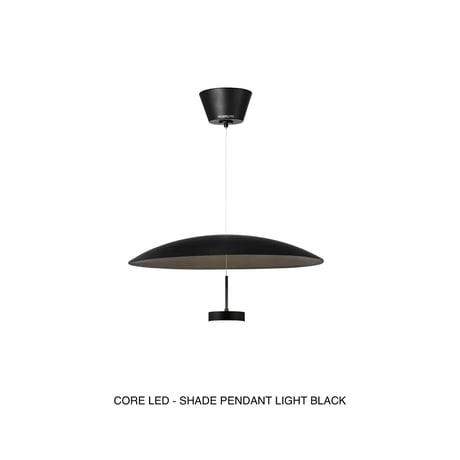 Core LED - shade pendant light / LED内蔵型 / WHITE , BLACK / ペンダントライト / ARTWORK STUDIO