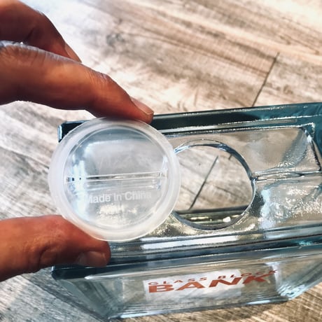 貯金箱 ［ GLASS BLOCK BANK / DULTON ］