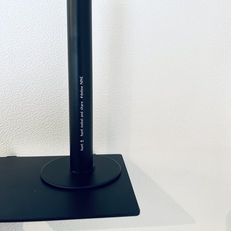 スタイリッシュなポールベース / 一輪挿し / flower vase / フラワーベース / POLE LONG / サイズ : 土台 Φ70 x H220 mm