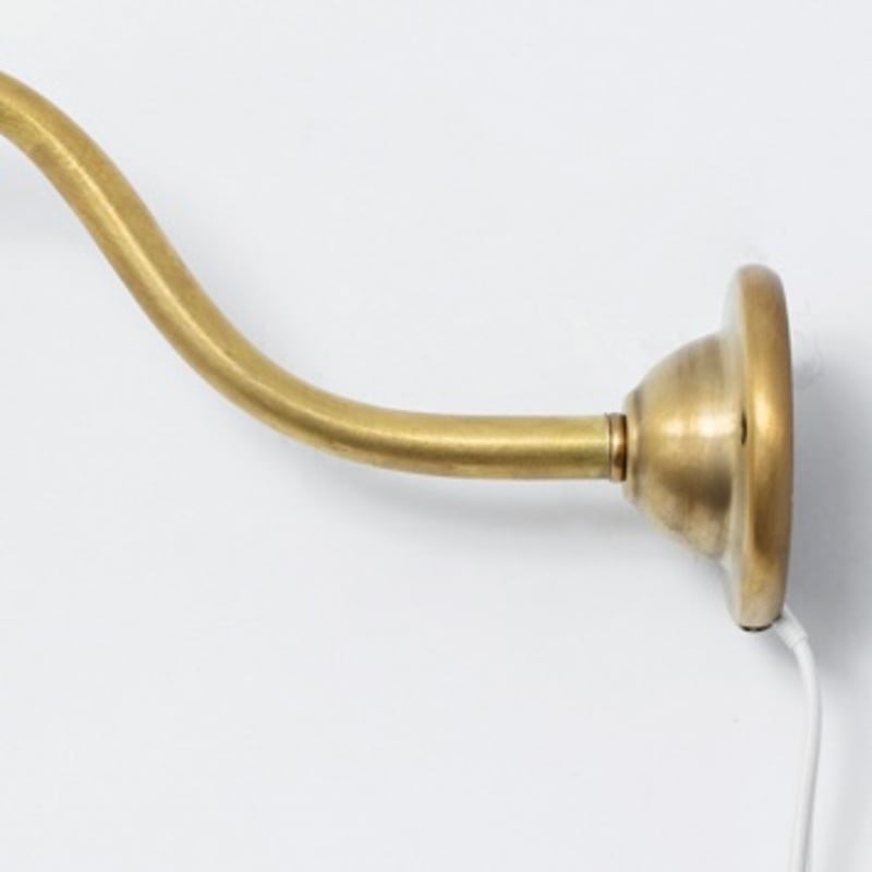 Brass Bracket Light E17 / 味わいが深まる真鍮製のウォールランプ /