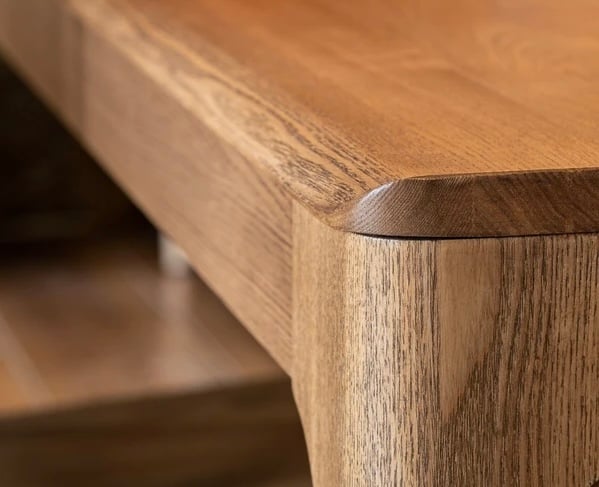 ❗️ダイニングテーブル　天然木タモ材❗️ DINING TABLE /タモ無垢材の木目が美しく滑らかな質感の