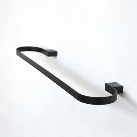 Curve / アイアンタオルハンガー  / Mサイズ , Lサイズ / 約w455×d100×h15mm / GRAY , BLACK / ハウスパーツ / IRON TOWEL HANGER