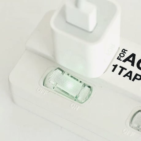 CABLE PLUG 04  ▷ケーブルプラグ 4個口 ▷WHITE ▷BLACK   BRID/GENERAL