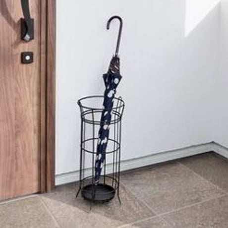 UMBRELLA STAND /アンブレラスタンド  /スチール /  傘立て ▷BLACK / 傘4本収納可能