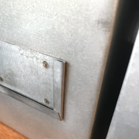 A4 FILE STAND / 無機質なインテリアに溶け込むブリキ素材のファイルボックス / 1BOX w110×d280 h310(mm)