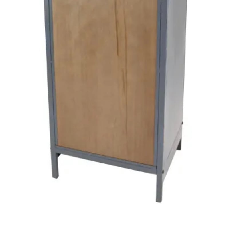 IRON + WOOD SLIM CABINET / アイアン × ウッドの存在感のある 無機
