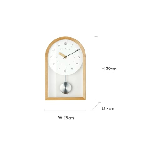 sweepmovement clock / Ikkuna / 北欧スタイルの上品な振り子時計 / 壁掛け時計 振り子時計 置き時計