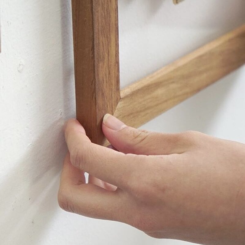 AXCIS チーク材 クリアフレーム A3 / 外寸サイズ/約w330×h455×d15m