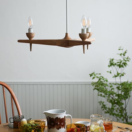 slöjd WOOD  CHANDELIER / スロイド ウッドシャンデリア ライト/ E17 LED電球専用 / LED電球 / 電球選択 / 北欧 / ナチュラル / 北欧モダン
