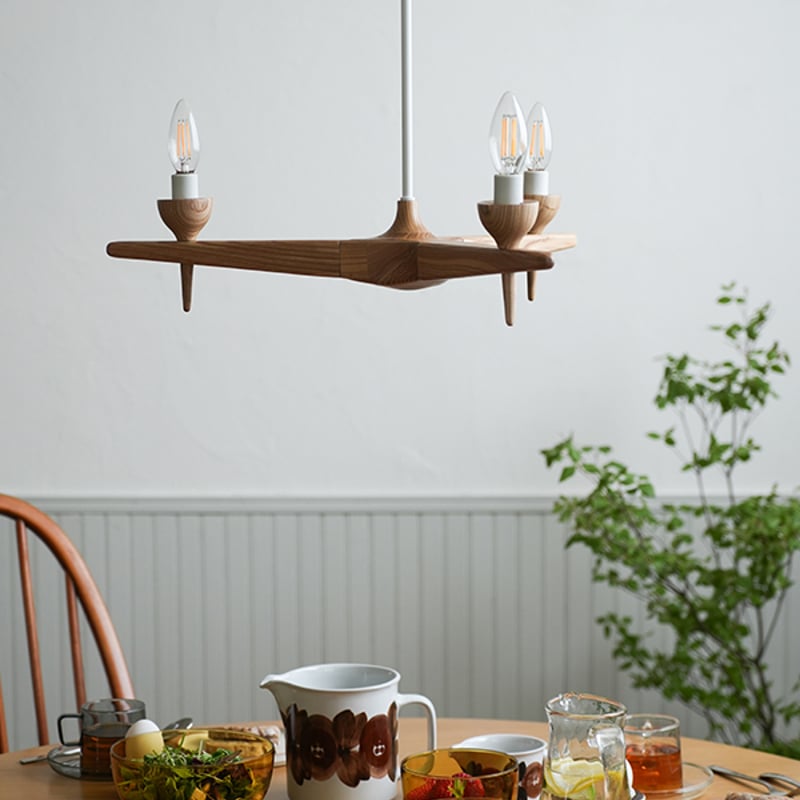 slöjd WOOD CHANDELIER / スロイド ウッドシャンデリア ライト/ E1