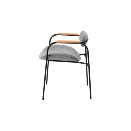 STYLISH ARM CHAIR / GRAY , DARKGRAY / スタイリッシュアームチェア