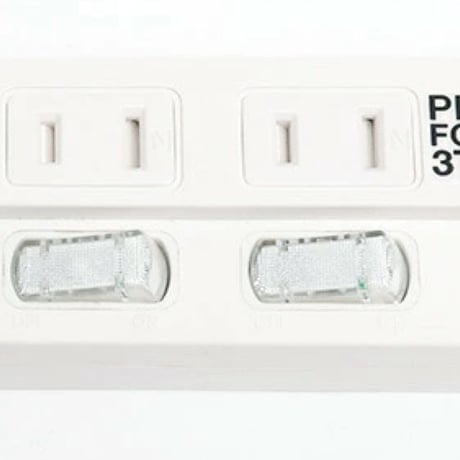 CABLE PLUG 04  ▷ケーブルプラグ 4個口 ▷WHITE ▷BLACK   BRID/GENERAL