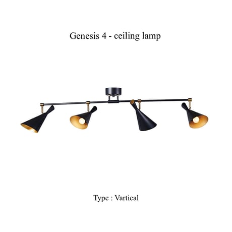 Genesis4-ceiling lamp / ジェネシス4シーリングランプ / シーリングライト / 天井照明 / 電球選択