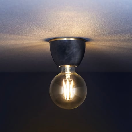 Marble-ceiling light / ダウンライト シーリングライト  1灯 E26 60W  電球別売 ソケットのみ 真鍮 / 大理石 LED対応 / シンプル 北欧