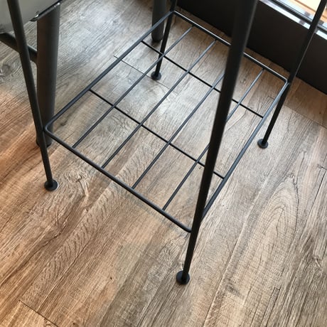 IRON×PINE WOOD RACK  BK / SLANT HIGH RACK / ラック / サイドテーブル / 収納棚 / 小物収納  サイズ : W33×D24.5×H60cm