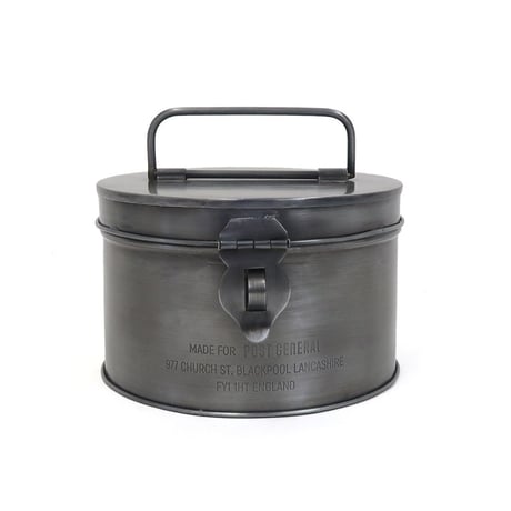 インダストリアル コイルボックス / ラウンドボックス / 小物収納 / 薬箱 / 蚊取り線香ストック モスキートボックス