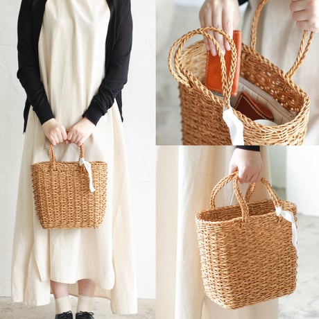 RECT TOTE BAG / 可愛らしさと使いやすさを兼ね備えたデイリーに活躍するトートバッグ / Sサイズ Lサイズ