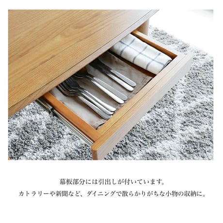 Dining Table 800 / Herit. / 北欧 / オーク材の美しく ナチュラルなダイニングテーブル / サイズ : W800× D800× H720mm
