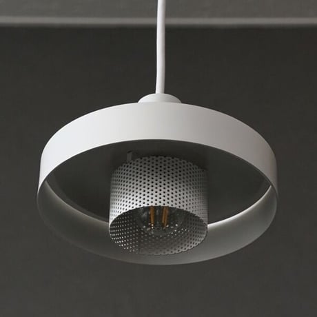 KT PUNCHING PENDANT LIGHT / ペンダントライトセット / punching light  Flat 60 / E17 LED / WHITE , GRAY
