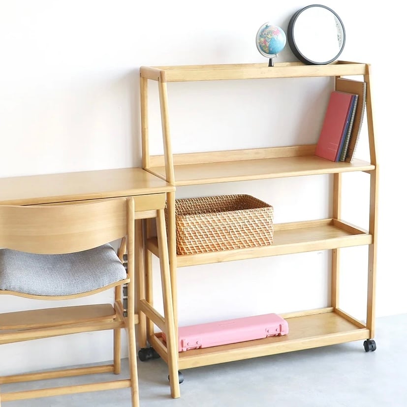 木製ラック・ウッドラック journalstandardFurniture CALVI WIDESHELF WIDE SHELF / 使いやすいフォルムとナチュラルの木質感 / 天然木の