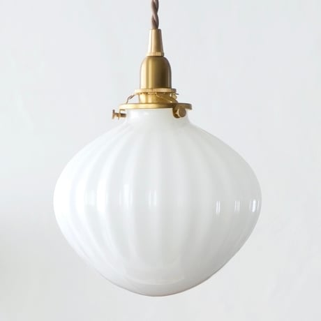 FRUCT PENDANT LIGHT L / ガラスシェード + 真鍮灯具 / 30cm , 60cm , 100cm , 150cm / E17 シーリングカバー付 / AXCIS ※電球なし