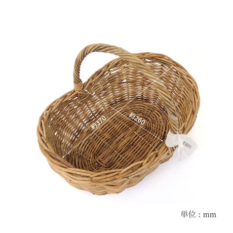 RATTAN BOAT BASKET / Sサイズ , Lサイズ / 天然素材で作り上げたこだわりの収納バスケット / AROROG