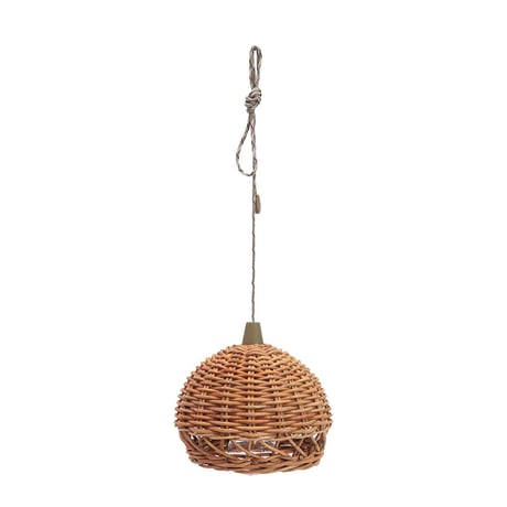 THE AROROG RATTAN SHADE LAMP / ペンダントライト with ハングランプ タイプ2