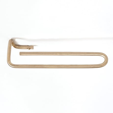 BRASS TOWEL HANGER / Sサイズ , Mサイズ / ren by AXCIS / スタイリッシュながら緊張感を与えない心地よさのタオルハンガー