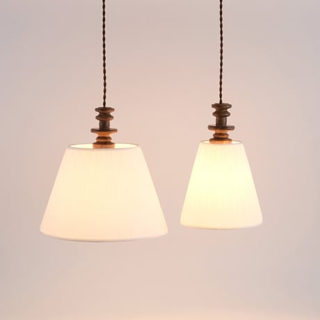 PENDANT LIGHT  by shesay / 雰囲気のあるシーシャムウッドのパーツの照明  / Sサイズ （E17 口径）Lサイズ（E26 口径）/ 電球なし / コード長 70cm