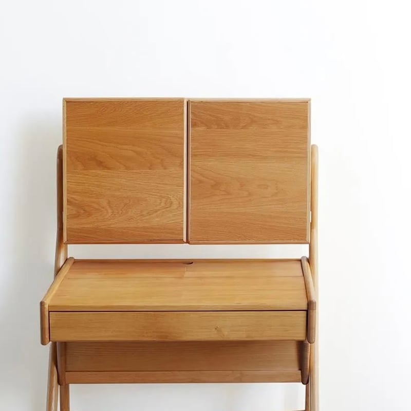 【リサイクルサービス八光　田上店　配達・設置OK】ロースト ドレッサー（スツール付） 1面鏡タイプ | ROAST DRESSER WITH STOOL Dresser & Stool by Herit / 上質なオーク材を使用した圧迫感のないコン