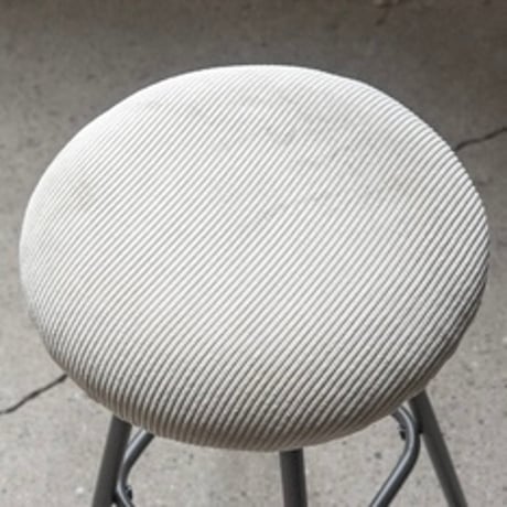 Corduroy stool / コーデュロイ座面のラフな雰囲気のコンパクトスツール / GRAY , GREEN / コーデュロイスツール SH45cm