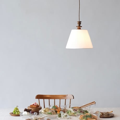 PENDANT LIGHT  by shesay / 雰囲気のあるシーシャムウッドのパーツの照明  / Sサイズ （E17 口径）Lサイズ（E26 口径）/ 電球なし / コード長 70cm