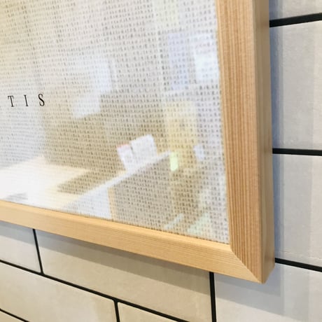 ART FRAME / CLEMATIS / フラワーアートフレーム額装付 B3 サイズ made in japan