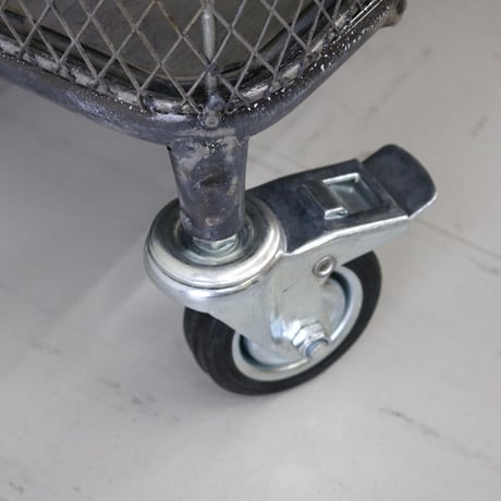 EXPANDED METAL HIGH SHELF / ワゴンラック /ディスプレイ / 可動式  / 5段シェルフ サイズ : W950×H2000×D390mm / 37kg