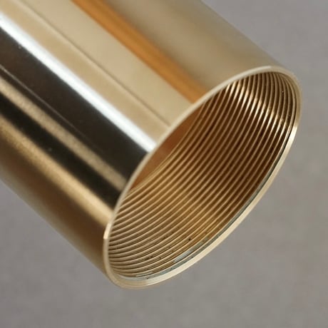 Cylinder light / 限りなくシンプルに仕上げたレセップライト / シャープなアルミニウムと上質な輝きの真鍮 / LED電球専用 / 壁付け照明 / シリンダーライト