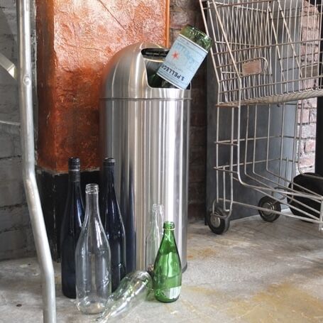 DULTON (ダルトン) ダストビン サテン フィニッシュ 30L DUST BIN SAT