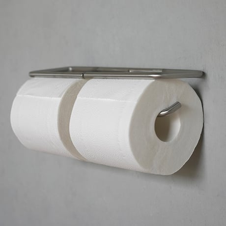 KT sus paper holder / 他にはない個性的なデザインの トイレットペーパーホルダー / シングル , ダブル