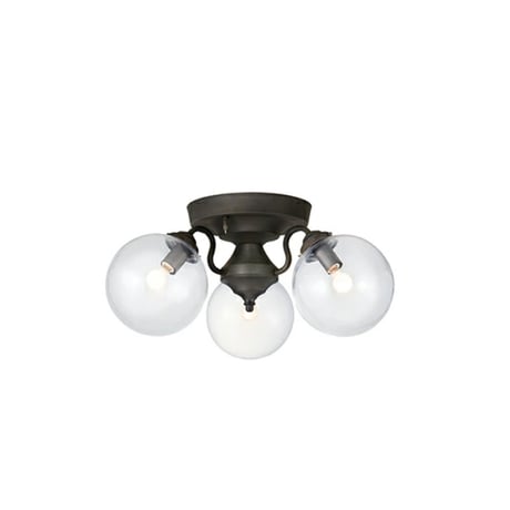 Tango-ceiling lamp 3 / 天井照明 / タンゴリモートシーリングランプ 3灯 / E17 60W ガラスシェード / リモコン付 3段階点灯切替 / 北欧 / 照明