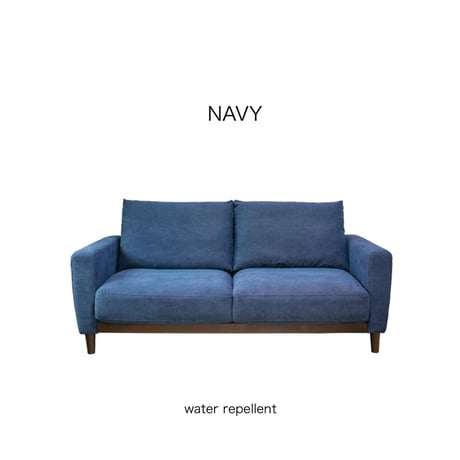 FABRIC SOFA /  ソファ / GRAY / NAVY /  KHAKI  / タモ材 / 帆布生地  / 2人掛けソファ / W1790×D860×H820mm SH420mm