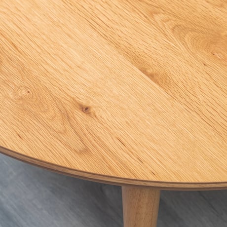 ROUND KOTATSU TABLE / オーク突板 ナチュラル , ウォールナット突板 ブラウン / リビングテーブル / こたつテーブル
