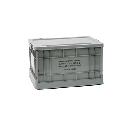 FOLDABLE CRATE HOME / インダストリアル フォルダブルクレート ホーム / 30L , 44L / インダストリアル  収納ボックス