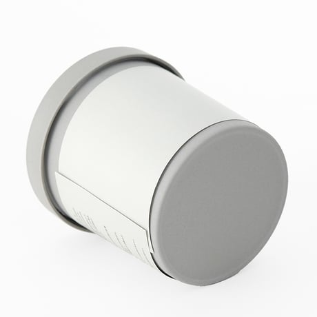 CANISTER 02 / セット / アイスクリームカップを連想させるエコなキャニスター / IVORY , GRAY