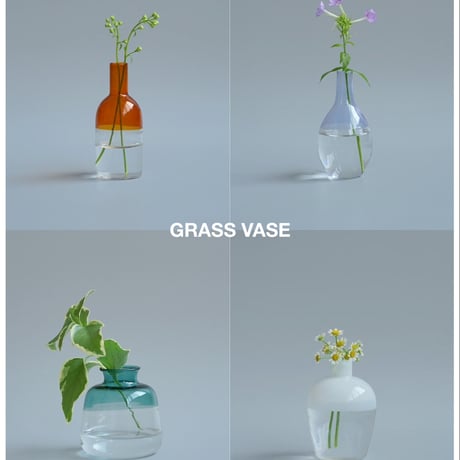 FLOWER VASE / カヌレ ガラスベース / フラワーベース / 一輪挿し / CLEAR / AXCIS