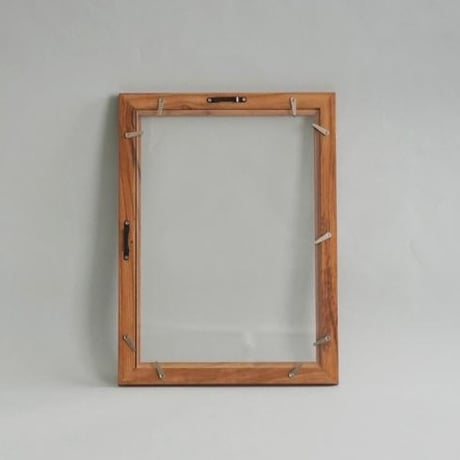 AXCIS チーク材 クリアフレーム  A4 /  外寸サイズ / 約w250×h330×d15mm  内寸サイズ / 約w210×h295mm