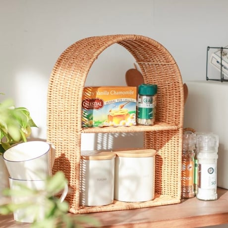 Natural ARCH SHELF / 曲線が空間にほどよい抜け感をつくり インテリアとしても楽しめる佇まいのアーチシェルフ