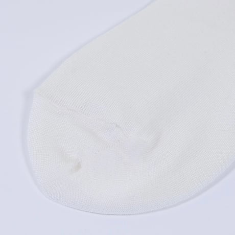 シルクが気持ちいいバイカラーの靴下 / WHITE , BEIGE , BLACK / made in japan